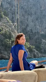 Old woman on deck
